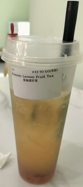 Pomelo Lemon Fruit Tea